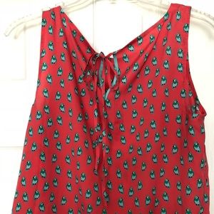 LOFT Tropical parrot print tank